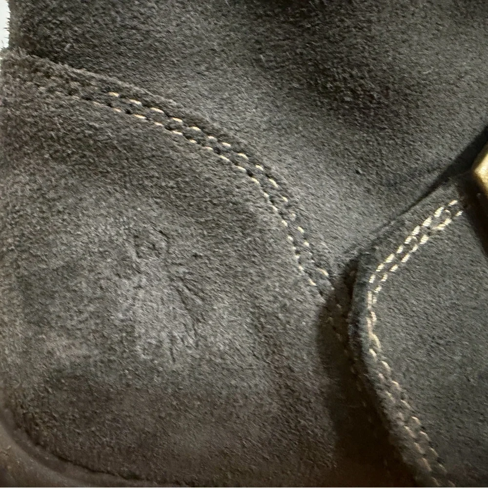 Fly London Riley Gray Suede Ankle Boots with Buckle - new - Picture 3 of 10